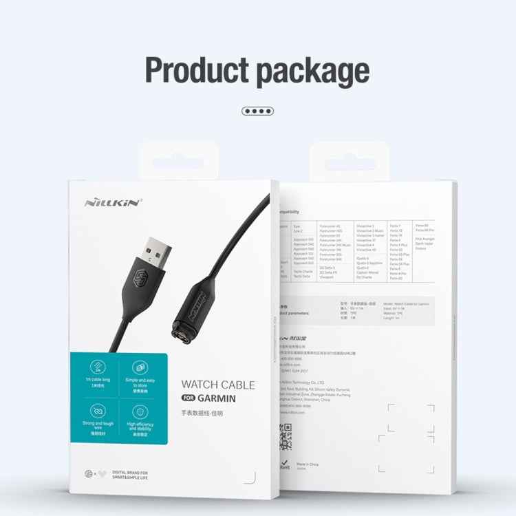 Smart Watch Charging Data Cable for Garmin, Cable Length: 1 meter