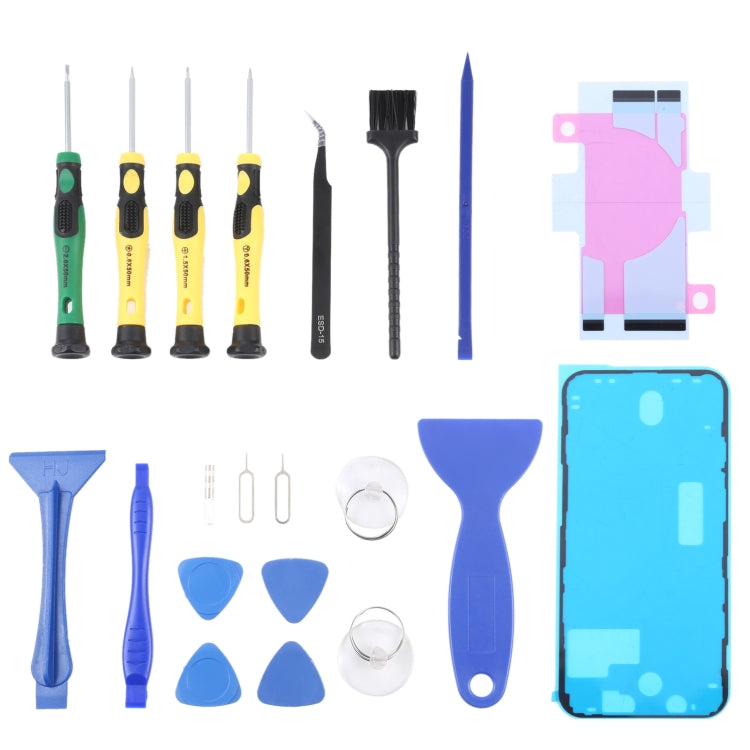 JIAFA JF-8182 21 in 1 Battery Adhesive + LCD Frame Waterproof Adhesive + Repair Tool Set, For iPhone 11, For iPhone 11 Pro, For iPhone 11 Pro Max, For iPhone 12, For iPhone 12 mini, For iPhone 12 Pro, For iPhone 12 Pro Max, For iPhone 13���������������...