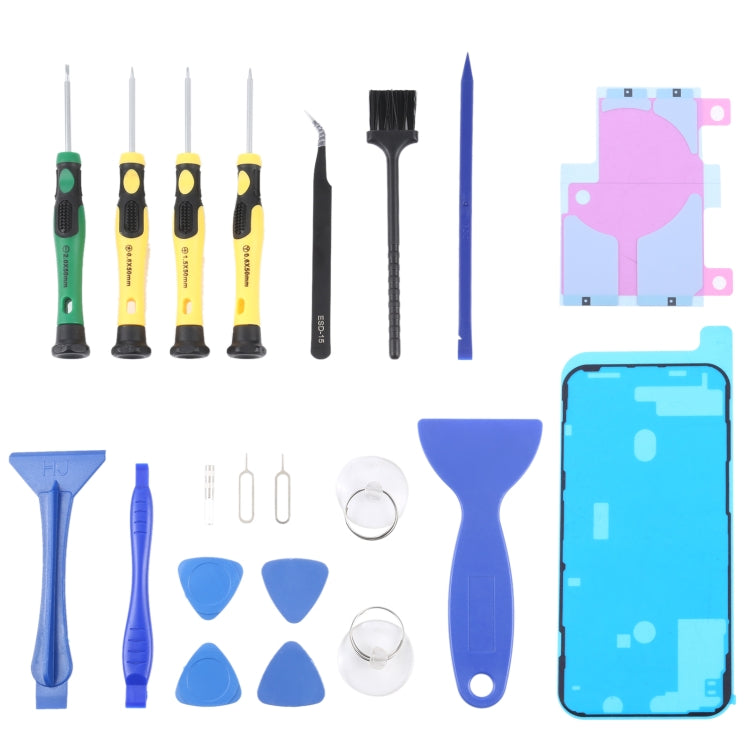 JIAFA JF-8182 21 in 1 Battery Adhesive + LCD Frame Waterproof Adhesive + Repair Tool Set, For iPhone 11, For iPhone 11 Pro, For iPhone 11 Pro Max, For iPhone 12, For iPhone 12 mini, For iPhone 12 Pro, For iPhone 12 Pro Max, For iPhone 13���������������...