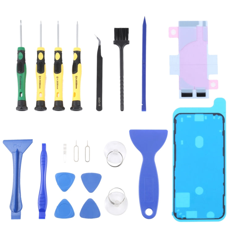 JIAFA JF-8182 21 in 1 Battery Adhesive + LCD Frame Waterproof Adhesive + Repair Tool Set, For iPhone 11, For iPhone 11 Pro, For iPhone 11 Pro Max, For iPhone 12, For iPhone 12 mini, For iPhone 12 Pro, For iPhone 12 Pro Max, For iPhone 13���������������...