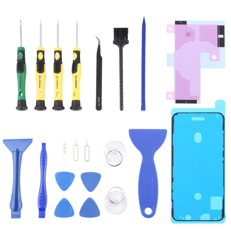 JIAFA JF-8182 21 in 1 Battery Adhesive + LCD Frame Waterproof Adhesive + Repair Tool Set, For iPhone 11, For iPhone 11 Pro, For iPhone 11 Pro Max, For iPhone 12, For iPhone 12 mini, For iPhone 12 Pro, For iPhone 12 Pro Max, For iPhone 13���������������...