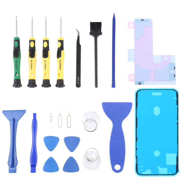 JIAFA JF-8182 21 in 1 Battery Adhesive + LCD Frame Waterproof Adhesive + Repair Tool Set, For iPhone 11, For iPhone 11 Pro, For iPhone 11 Pro Max, For iPhone 12, For iPhone 12 mini, For iPhone 12 Pro, For iPhone 12 Pro Max, For iPhone 13���������������...