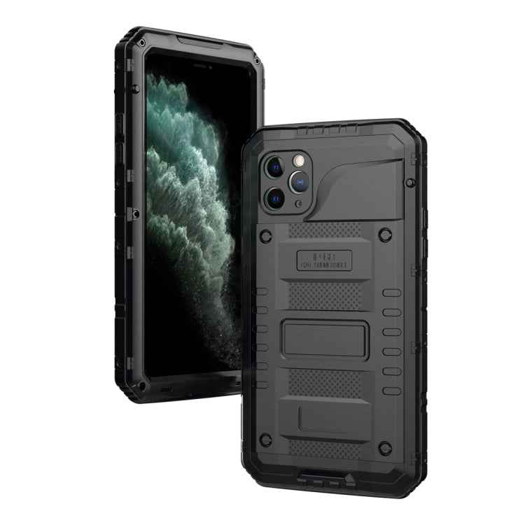 Dustproof Shockproof Waterproof Silicone + Metal Protective Case