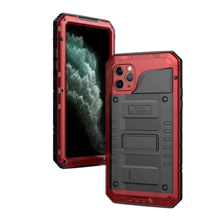 Dustproof Shockproof Waterproof Silicone + Metal Protective Case