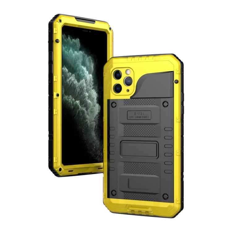 Dustproof Shockproof Waterproof Silicone + Metal Protective Case