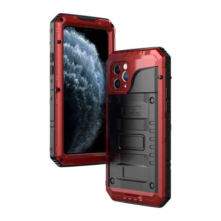Dustproof Shockproof Waterproof Silicone + Metal Protective Case