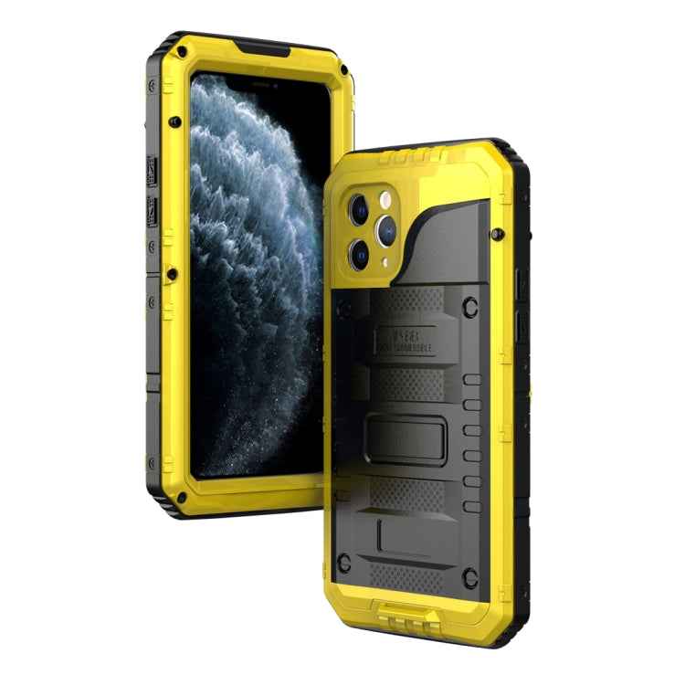 Dustproof Shockproof Waterproof Silicone + Metal Protective Case