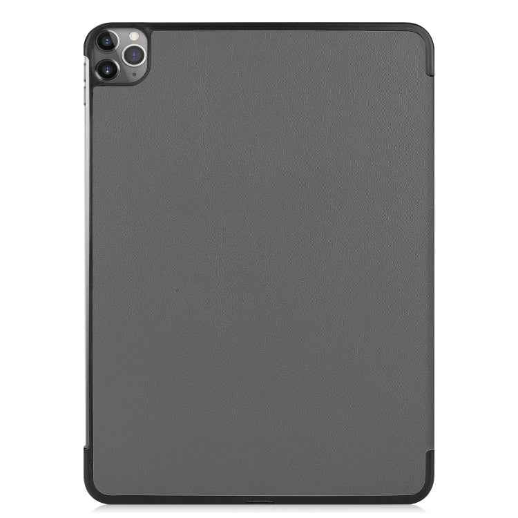 Custer Texture 3-Fold Smart Leather Tablet Case
