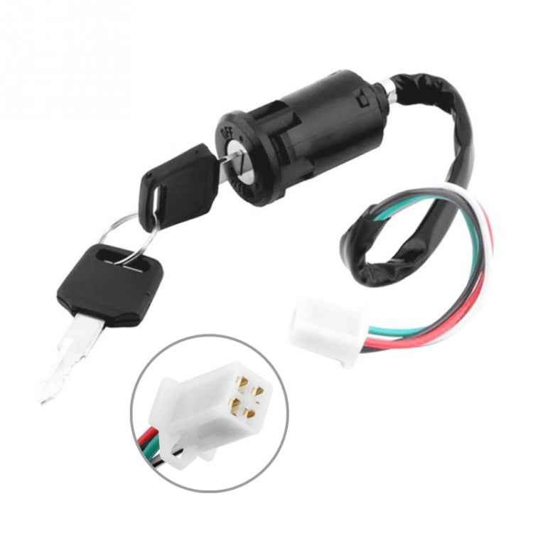 5 PCS Motorcycle Female Plug Ignition Key Switch Set