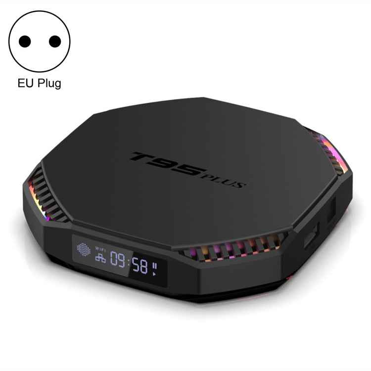 T95 Plus RK3566 Dual Wifi Bluetooth Smart TV Set Top Box,, 4GB+32GB, 8GB+64GB, 8GB+128GB