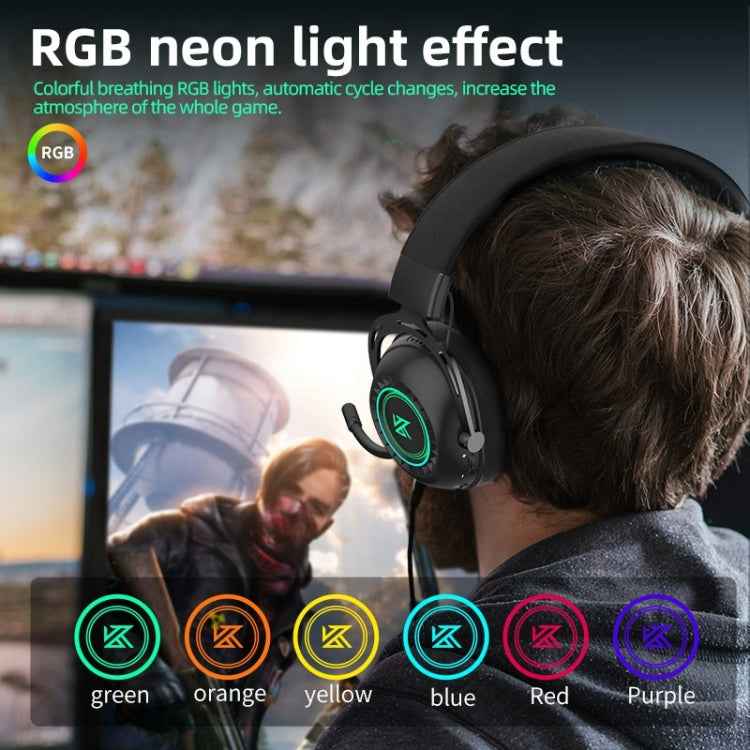 KZ-GP20 Bluetooth/2.4G Dual Mode Gaming RGB Lighting Headphones