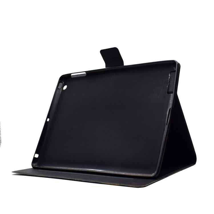 For iPad 5 / 6 Horizontal Flip Leather Case with Holder & Card Slot & Sleep / Wake-up Function