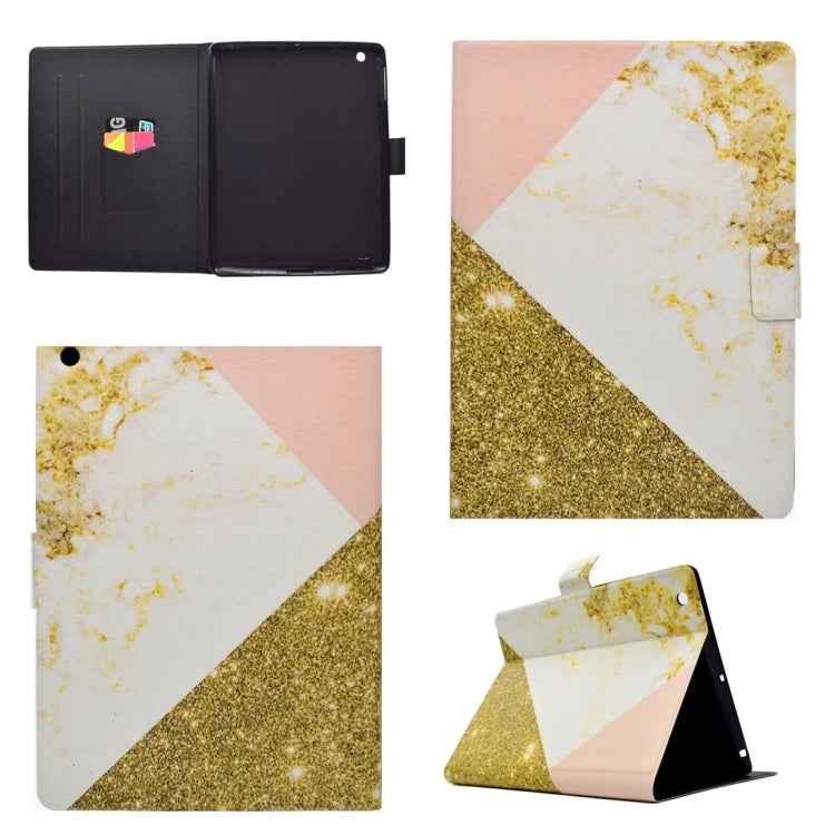 For iPad 5 / 6 Horizontal Flip Leather Case with Holder & Card Slot & Sleep / Wake-up Function
