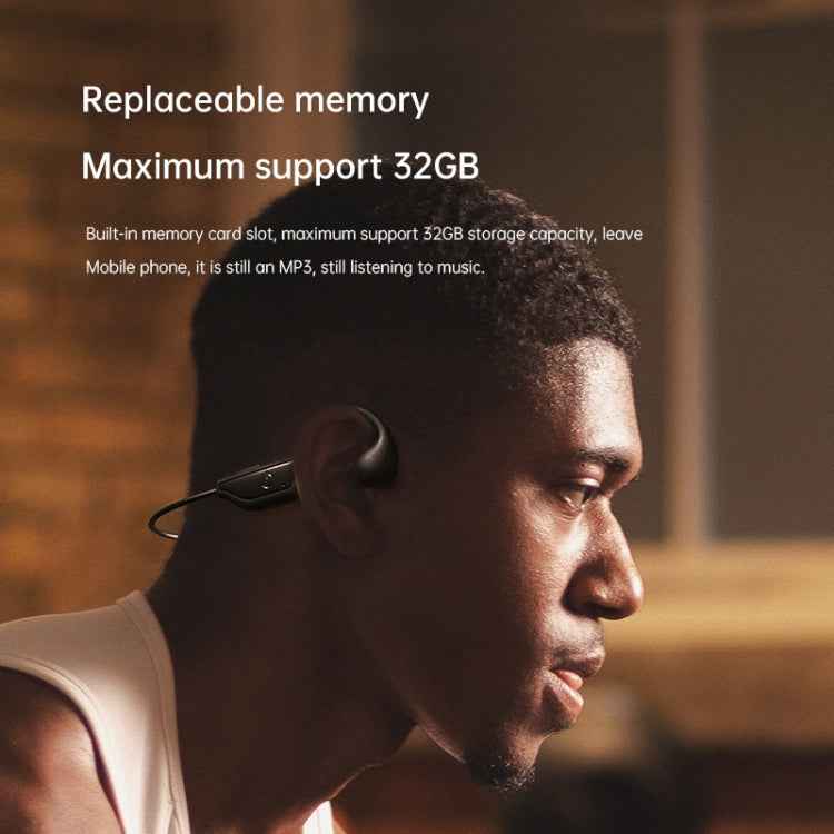 Dido W11S Bone Conduction Waterproof Wireless Bluetooth Sports Earphone