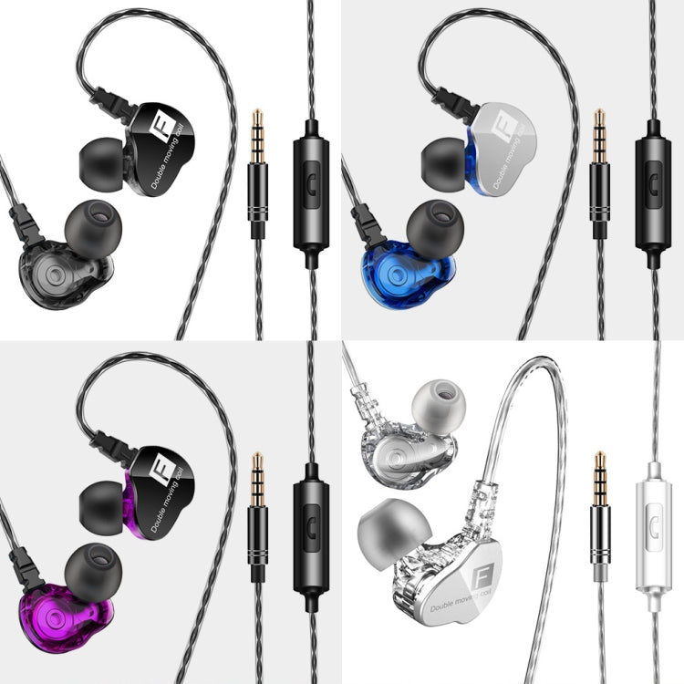 QKZ F910 In-Ear Subwoofer Dual Dynamic Earphone