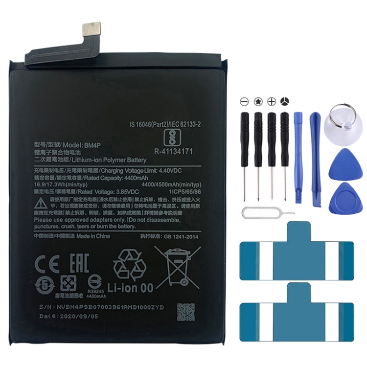 BN53 4820 mAh Li-Polymer Battery Replacement For Xiaomi Redmi Note 9 Pro 5G, BM37, BN51, BM52, BM4M, BM4Q, BN56, BM55, BN53, BN62, BM54, BM4X, BM4Y, BM57, BN59, BP42, 38, BP44, BM5A, BP47, BN66, BM58, BP43, BN57, BS01FA, BN60, BN80, BM4P, BN61