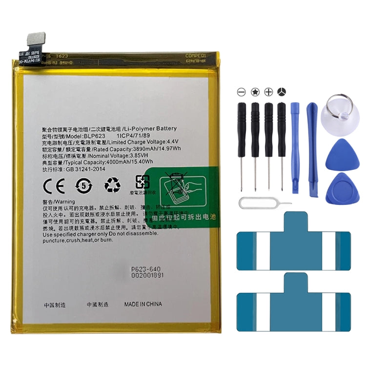 BLP855 4500 mAh Li-Polymer Battery Replacement For OPPO Reno6 Pro 5G / K9 Pro, BLP595, BLP603, BLP599, BLP611, BLP609, BLP621, BLP623, BLP635, BLP643, BLP639, BLP645, BLP631, BLP649, BLP663, BLP651, BLP661, BLP671, BLP673, BLP683, BLP689, BLP709, BLP70...