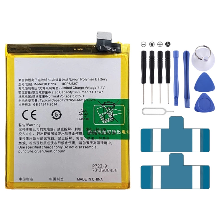 BLP855 4500 mAh Li-Polymer Battery Replacement For OPPO Reno6 Pro 5G / K9 Pro, BLP805, BLP851, BLP831, BLP851 For OPPO F19 / F19s, BLP757, BLP751, BLP731, BLP729, BLP723, BLP713, BLP693, BLP777, BLP799, BLP803, BLP807, BLP877, BLP841, BLP837, BLP809���...