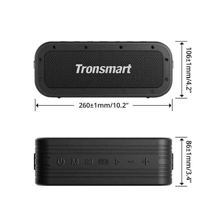Tronsmart Force X 80W Portable Outdoor Waterproof Bluetooth 5.0 Speaker