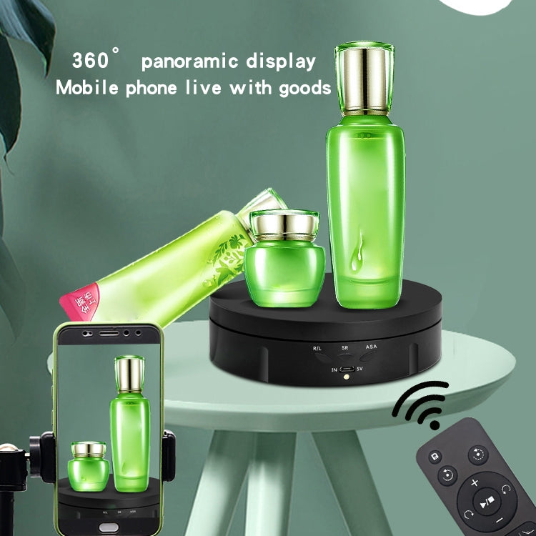 USB Electric Rotating Turntable Display Stand, Load: 10kg, 14.6cm Remote, 14.6cm Remote Mirror