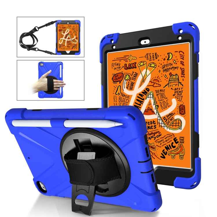 360 Degree Rotation Silicone Protective Cover with Holder & Hand Strap & Long Strap & Pencil Slot