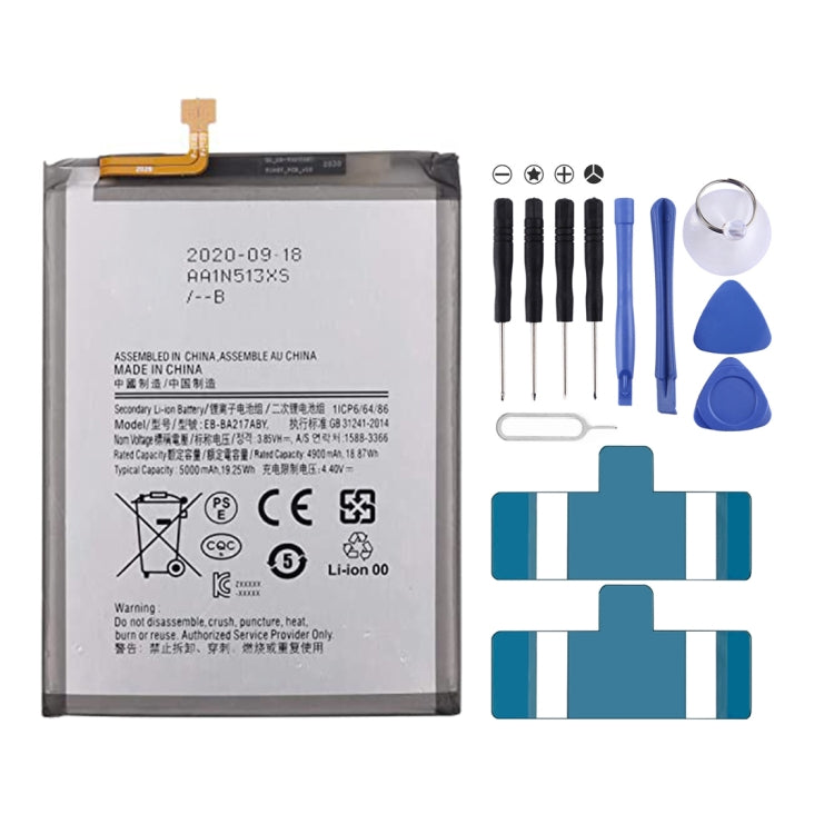 EB-BA217ABY 5000mAh Li-Polymer Battery Replacement, For Samsung Galaxy A21s A12 SM-A217F SM-A217M A217DS