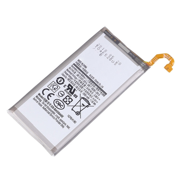 EB-BA530ABE 3000mAh Li-Polymer Battery Replacement, For Samsung Galaxy A8 2018 A530 SM-A530 A530F