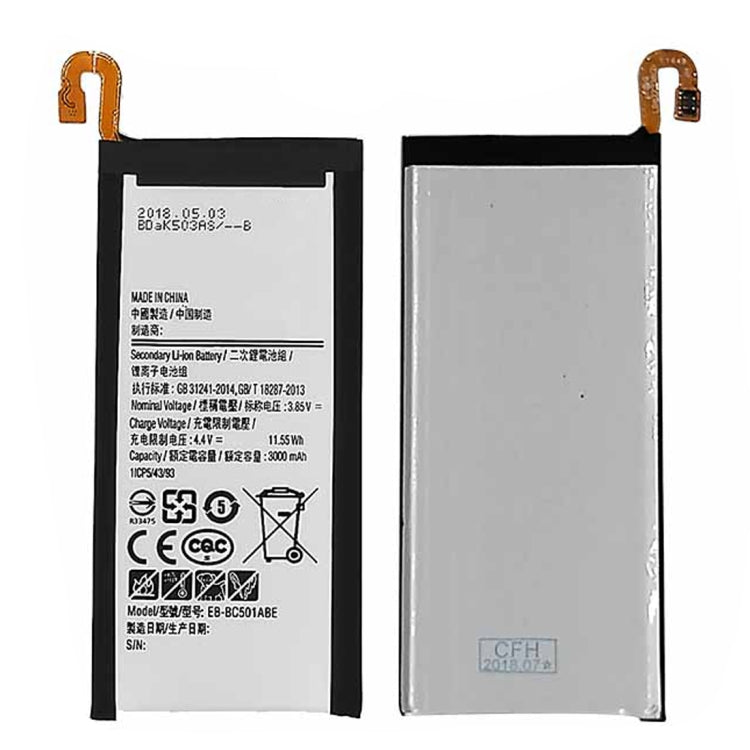 EB-BC501ABE 3000mAh Li-Polymer Battery Replacement, For Samsung Galaxy C5 Pro SM-C5010