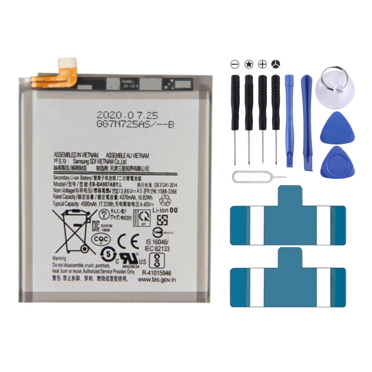 EB-BA907ABY 4500mAh Li-Polymer Battery Replacement, For Samsung Galaxy S10 Lite