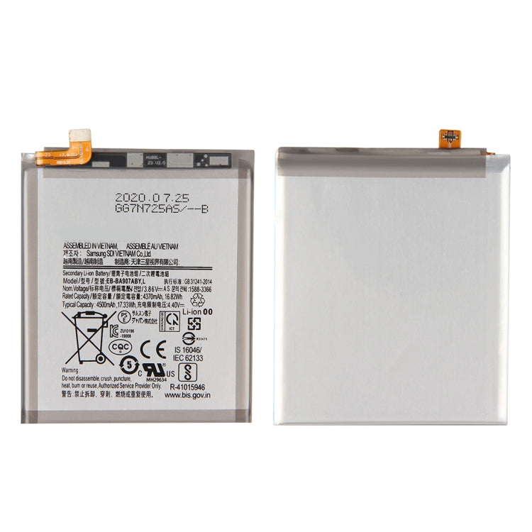 EB-BA907ABY 4500mAh Li-Polymer Battery Replacement, For Samsung Galaxy S10 Lite