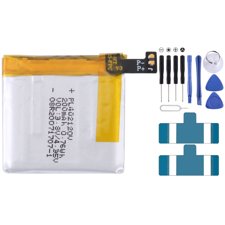 220mAh PL402022H Li-Polymer Battery Replacement For Huami Amazfit GTS 2/GTS 2 Mini A2010, 380mAh EB-BR760ABE, 236mAh EB-BR500ABU, 340mAh  EB-BR820ABY, 472mAh EB-BR800ABU, 247mAh EB-BR830ABY, 270mAh EB-BR170ABU, 250mAh EB-BR720ABE, 330mAh EB-BR840ABY���...