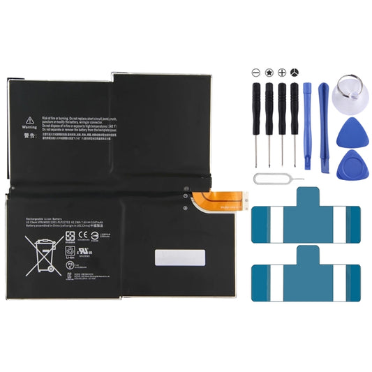 For Microsoft Surface Book 2 15 inch 1793 1813 3070mAh Li-Polymer Battery, 42.2WH 5547mAh, 7.5V 2387mAh, DYNH01, 42WH 5676mAh, DYNR01 5087mAh, 43.2WH 5702mAh, 45Wh 5940mAh, 7.66V 3411mAh