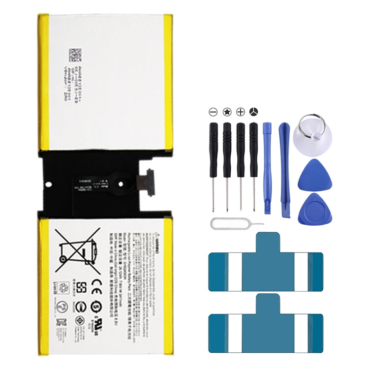 For Microsoft Surface Book 2 15 inch 1793 1813 3070mAh Li-Polymer Battery, 42.2WH 5547mAh, 7.5V 2387mAh, DYNH01, 42WH 5676mAh, DYNR01 5087mAh, 43.2WH 5702mAh, 45Wh 5940mAh, 7.66V 3411mAh