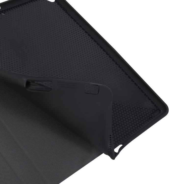 Electric Pressed Texture Horizontal Flip Leather Case with Holder & Pen Slot