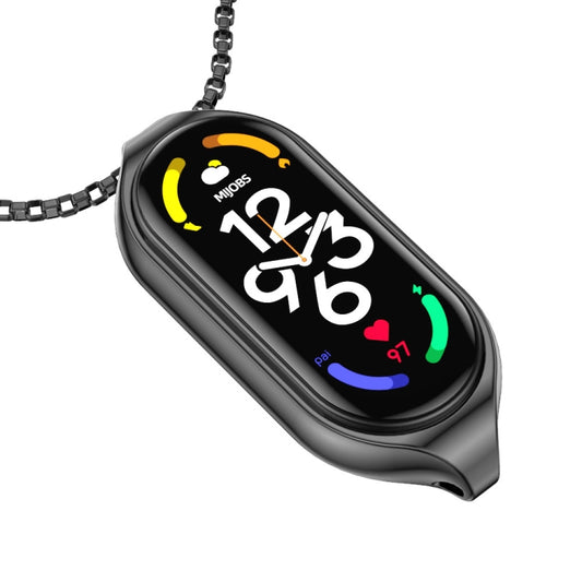 For Xiaomi Mi Band 7 / 7 NFC MIJOBS Metal Pendant Stainless Steel Watch Necklace, For Xiaomi Mi Band 7 / 7 NFC