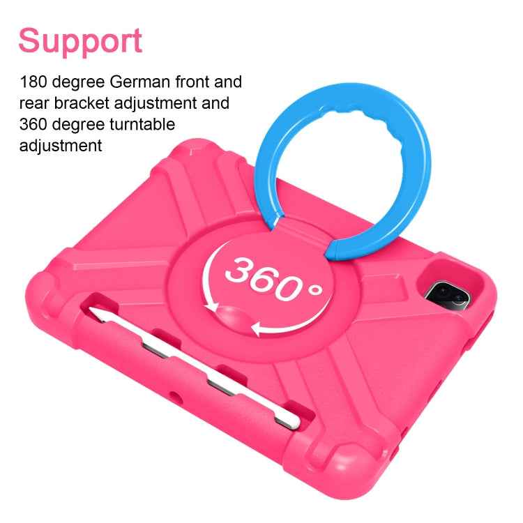 PC + Silicone Shockproof Combination Case with 360 Degree Rotating Holder & Handle
