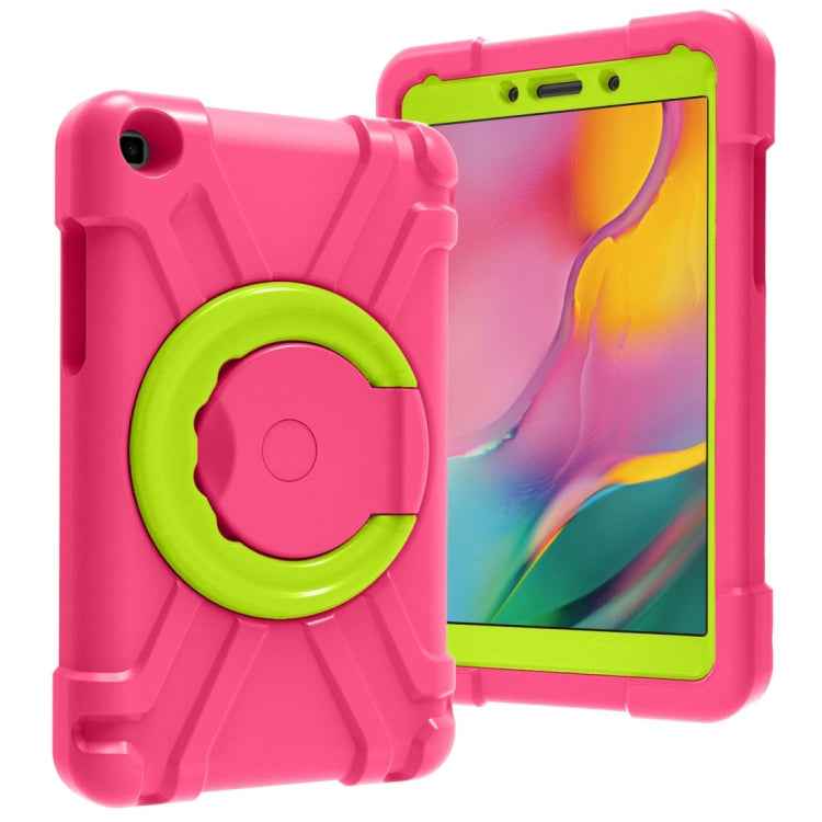 PC + Silicone Shockproof Combination Case with 360 Degree Rotating Holder & Handle