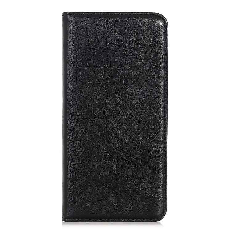 Magnetic Suction Crazy Horse Pattern PU Left and Right Open with Bracket and Card Slot and Wallet