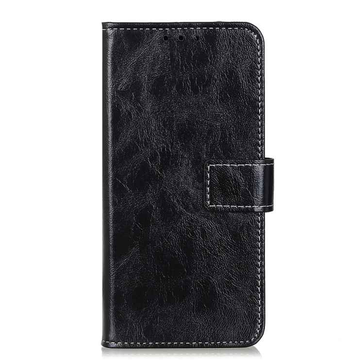 Vintage Crazy Horse PU + + Left and Right Leather Case with Photo Frame & Bracket & Front and Back Buckle