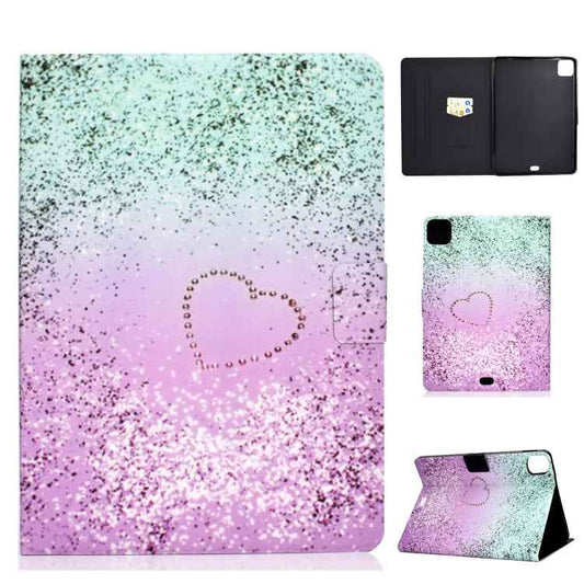 Voltage TPU Left and Right Open Flat Leather Case with Sleep Function & Card Buckle Anti-skid Strip