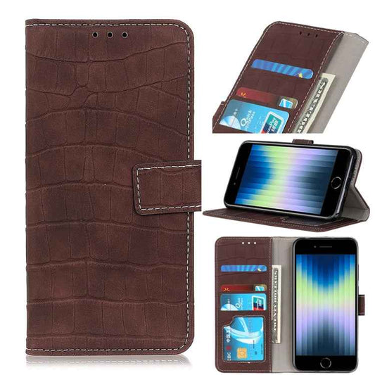 Crocodile Texture Horizontal Flip Leather Case with Holder & Card Slots & Wallet
