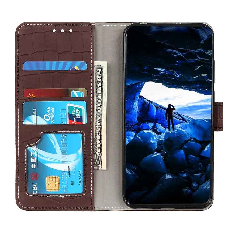 Crocodile Texture Horizontal Flip Leather Case with Holder & Card Slots & Wallet