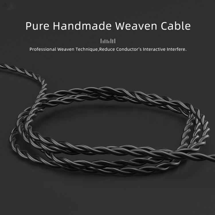 CVJ V2 1.25m Oxygen-free Copper Original 3.5mm Elbow Earphone Cable