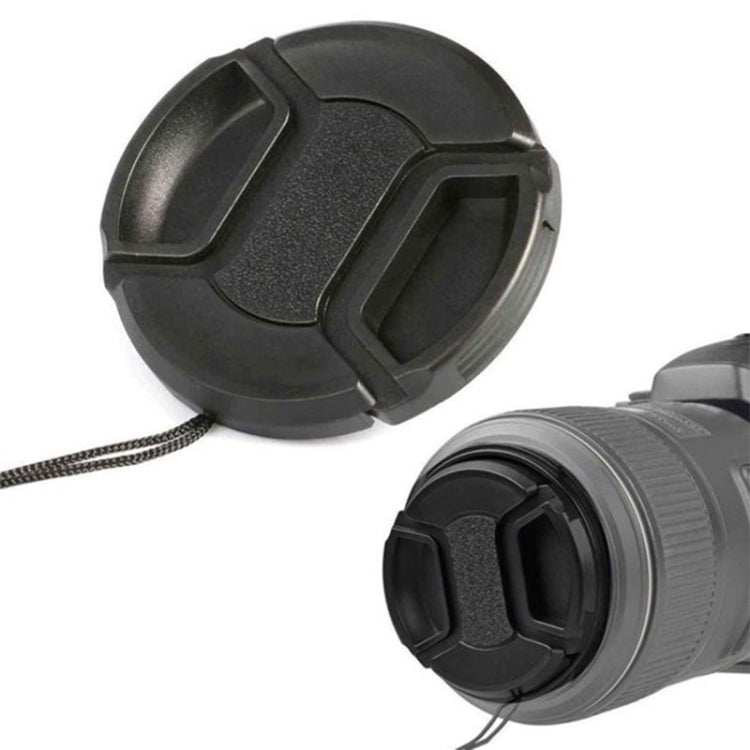 Center Pinch Camera Lens Cap for Canon, 40.5mm, 49mm, 82mm