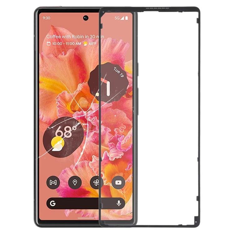 Front LCD Screen Bezel Frame, For Google Pixel 6 Pro, For Google Pixel 6, For Google Pixel 6A, For Google Pixel 5A, For Google Pixel 5, For Google Pixel 4, For Google Pixel 4XL, For Google Pixel 3