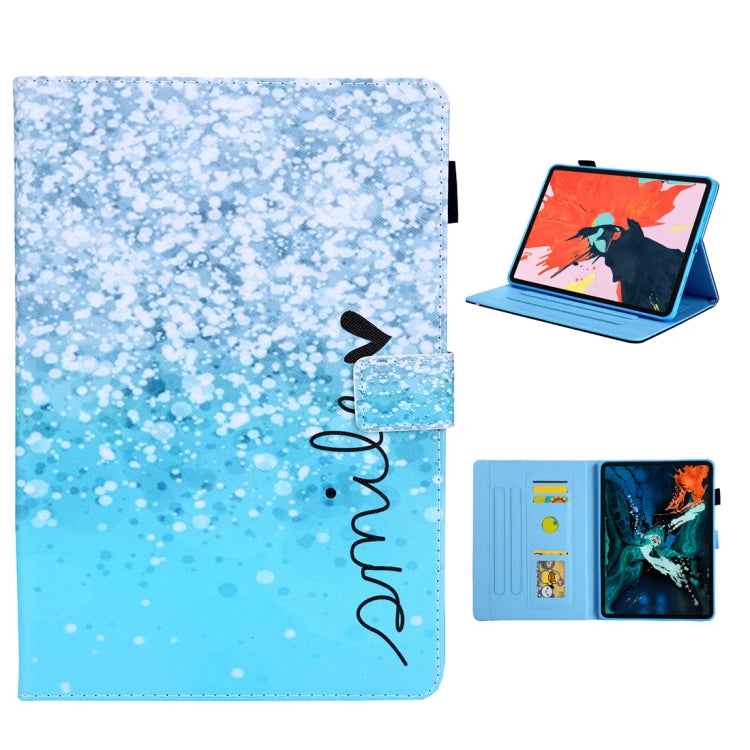 For iPad Pro 11 (2020) & (2018) Painted Pattern Tablet PC Protective Leather Case with Bracket & Card Slot & Photo Holder