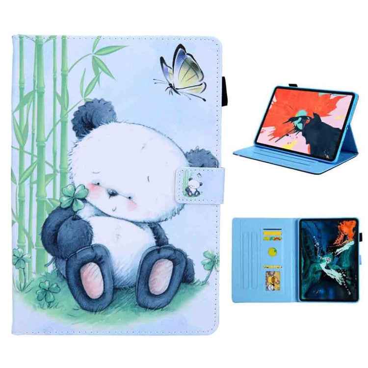 For iPad Pro 11 (2020) & (2018) Painted Pattern Tablet PC Protective Leather Case with Bracket & Card Slot & Photo Holder