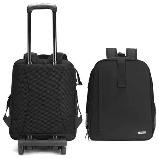 CADeN D6 V Camera Backpack Shoulders Drawbar Nylon Camera Bag, D6 V 32 x 18 x 43cm