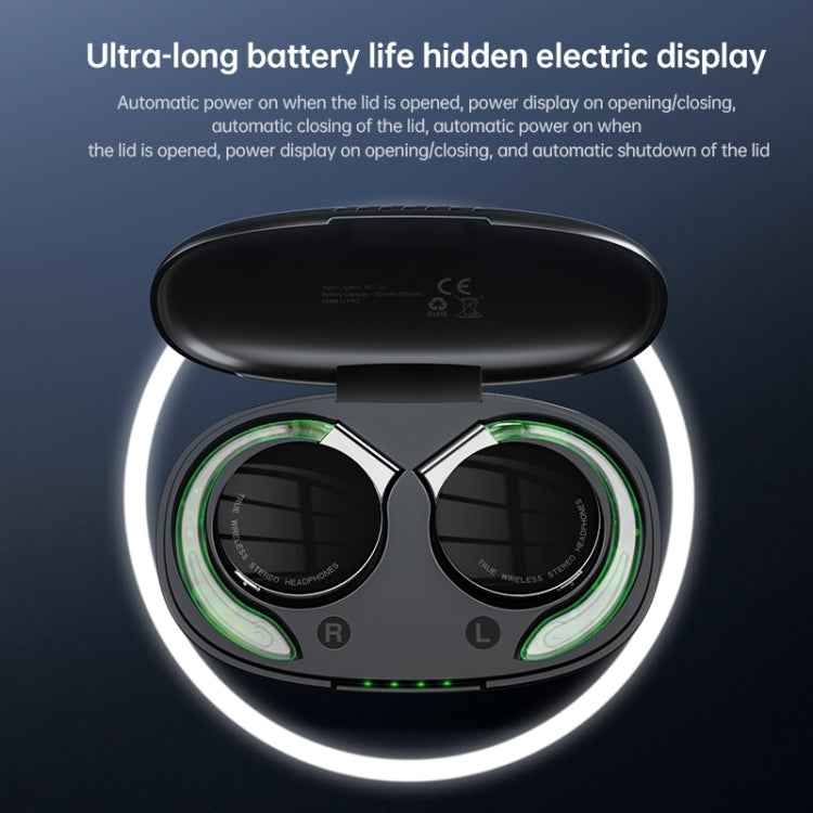T&G F2 Ear Mount Waterproof Wireless Bluetooth Noise Cancelling Earphone