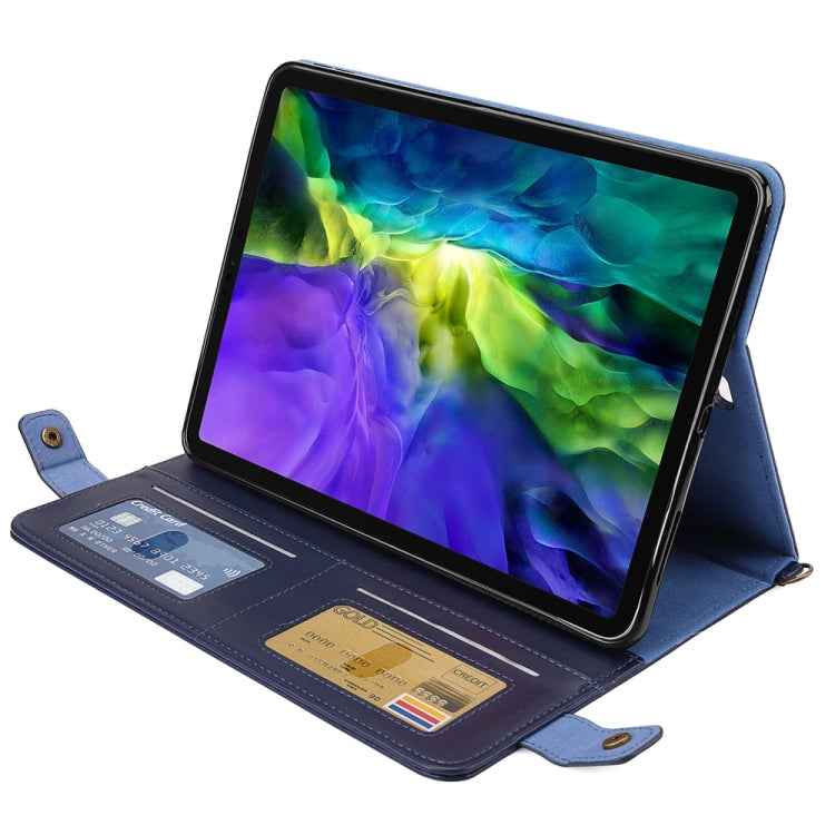Envelope Horizontal Flip PU Leather Case with Card Slots & Pen Slots & Holder & Wallet & Photo Frame & Shoulder Strap